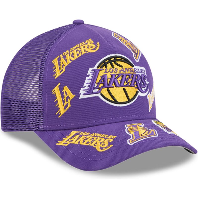 petten-gebogen-paars-snapback-9forty-m-crown-a-frame-all-over-van-los-angeles-lakers-nba-van-new-era