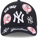 petten-gebogen-marineblauw-snapback-9forty-m-crown-a-frame-all-over-van-new-york-yankees-mlb-van-new-era