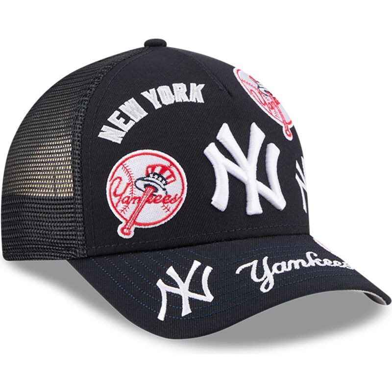 petten-gebogen-marineblauw-snapback-9forty-m-crown-a-frame-all-over-van-new-york-yankees-mlb-van-new-era