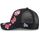 petten-gebogen-marineblauw-snapback-9forty-m-crown-a-frame-all-over-van-boston-red-sox-mlb-van-new-era