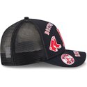 petten-gebogen-marineblauw-snapback-9forty-m-crown-a-frame-all-over-van-boston-red-sox-mlb-van-new-era