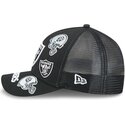 petten-gebogen-zwart-snapback-9forty-m-crown-a-frame-all-over-van-las-vegas-raiders-nfl-van-new-era
