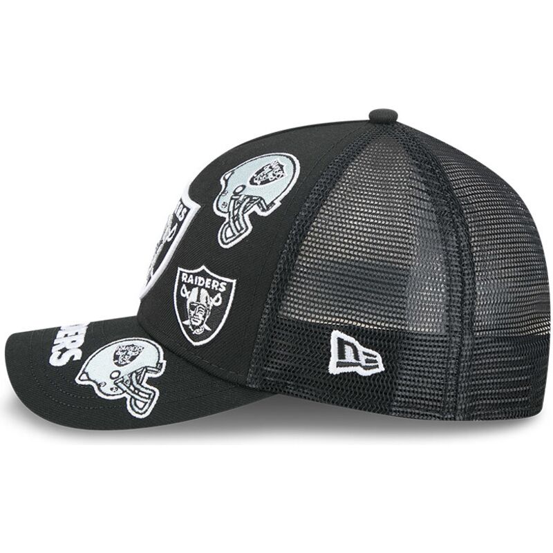 petten-gebogen-zwart-snapback-9forty-m-crown-a-frame-all-over-van-las-vegas-raiders-nfl-van-new-era