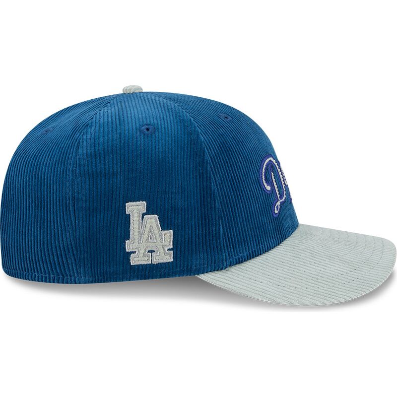 petten-gebogen-blauw-snapback-9fifty-9fifity-two-tone-cord-van-los-angeles-dodgers-mlb-van-new-era