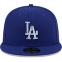 petten-plat-blauw-fitted-59fifty-rhinstone-badge-van-los-angeles-dodgers-mlb-van-new-era