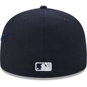 petten-plat-marineblauw-fitted-59fifty-side-script-van-new-york-yankees-mlb-van-new-era