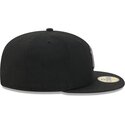 petten-plat-zwart-fitted-59fifty-side-script-van-new-york-yankees-mlb-van-new-era