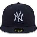 petten-plat-marineblauw-fitted-59fifty-rhinestone-badge-van-new-york-yankees-mlb-van-new-era