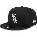 petten-plat-zwart-fitted-59fifty-rhinestone-badge-van-chicago-white-sox-mlb-van-new-era