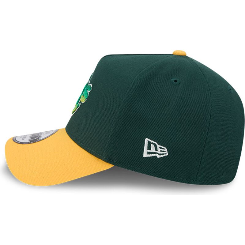 petten-gebogen-groen-snapback-9forty-a-frame-na-lifestyle-f1-van-oakland-athletics-mlb-van-new-era
