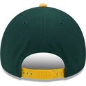petten-gebogen-groen-snapback-9forty-a-frame-na-lifestyle-f1-van-oakland-athletics-mlb-van-new-era
