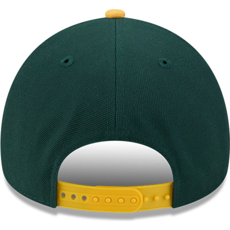 petten-gebogen-groen-snapback-9forty-a-frame-na-lifestyle-f1-van-oakland-athletics-mlb-van-new-era