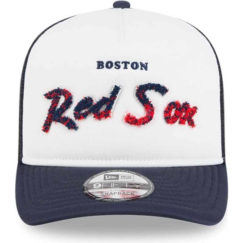 petten-gebogen-marineblauw-snapback-9fifty-a-frame-na-lifestyle-f1-van-boston-red-sox-mlb-van-new-era