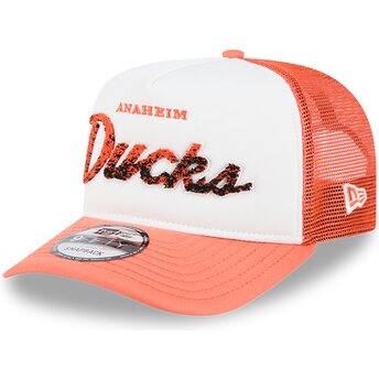 Petten gebogen oranje snapback 9FIFTY A Frame NA Lifestyle F1 van Anaheim Ducks NHL van New Era
