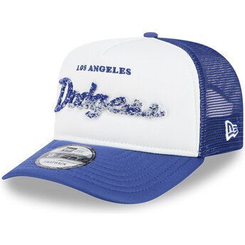 Petten gebogen blauw snapback 9FIFTY A Frame NA Lifestyle F1 van Los Angeles Dodgers MLB van New Era