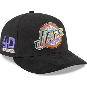 Petten gebogen zwart snapback 9FIFTY NA Lifestyle F1 van Utah Jazz NBA van New Era