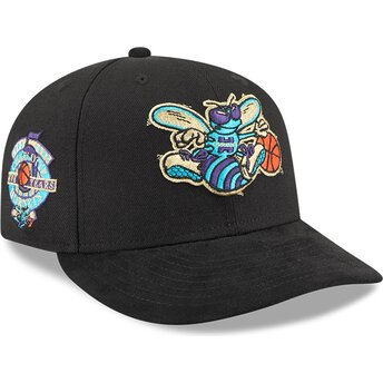 Petten gebogen zwart snapback 9FIFTY NA Lifestyle F1 van Charlotte Hornets NBA van New Era