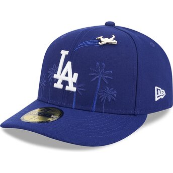 Petten gebogen blauw fitted 59FIFTY Pin NA Lifestyle F1 van Los Angeles Dodgers MLB van New Era