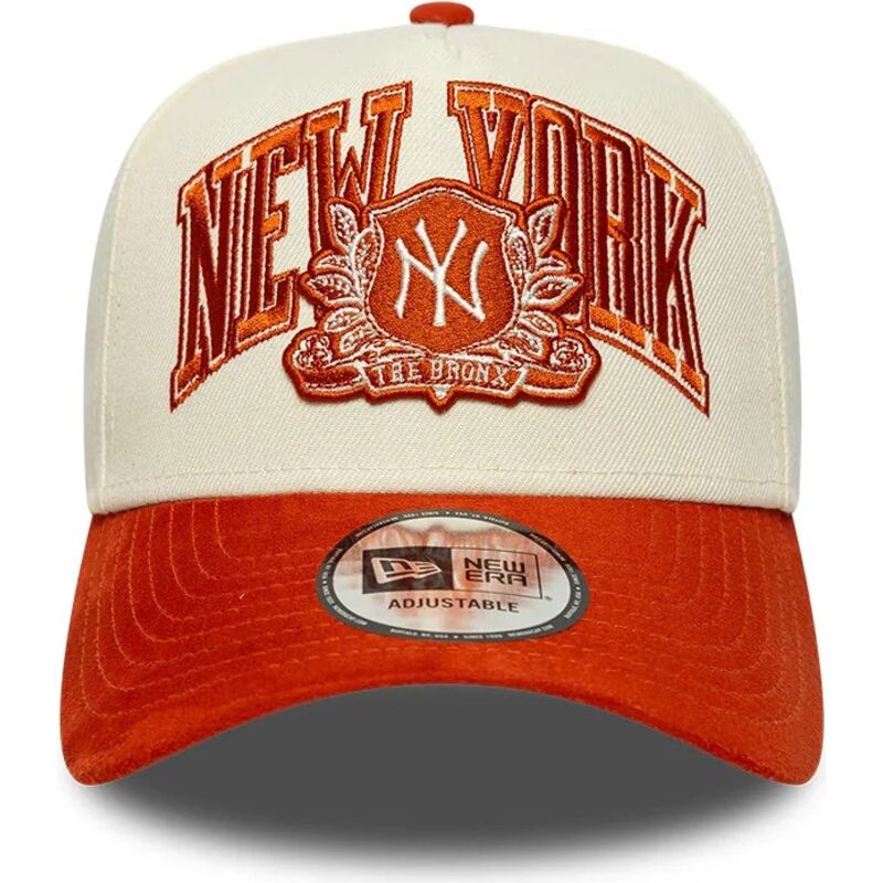 petten-gebogen-beige-snapback-e-frame-wordmark-suede-van-new-york-yankees-mlb-van-new-era