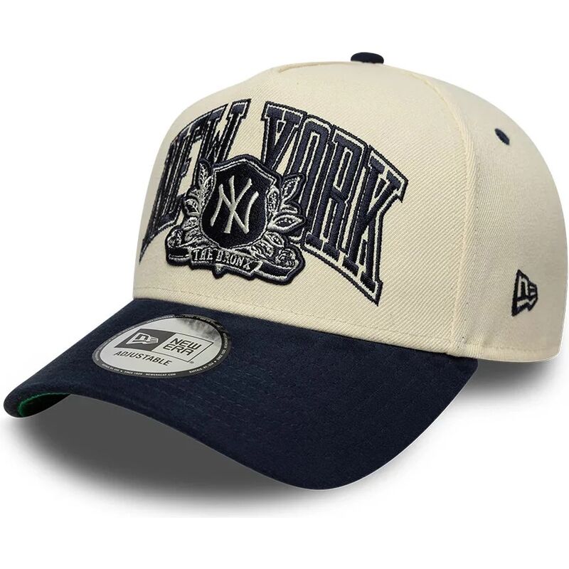 petten-gebogen-beige-snapback-e-frame-wordmark-suede-van-new-york-yankees-mlb-van-new-era