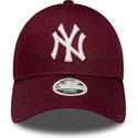 petten-gebogen-rood-verstelbaar-rosa-9forty-metallic-van-new-york-yankees-mlb-van-new-era