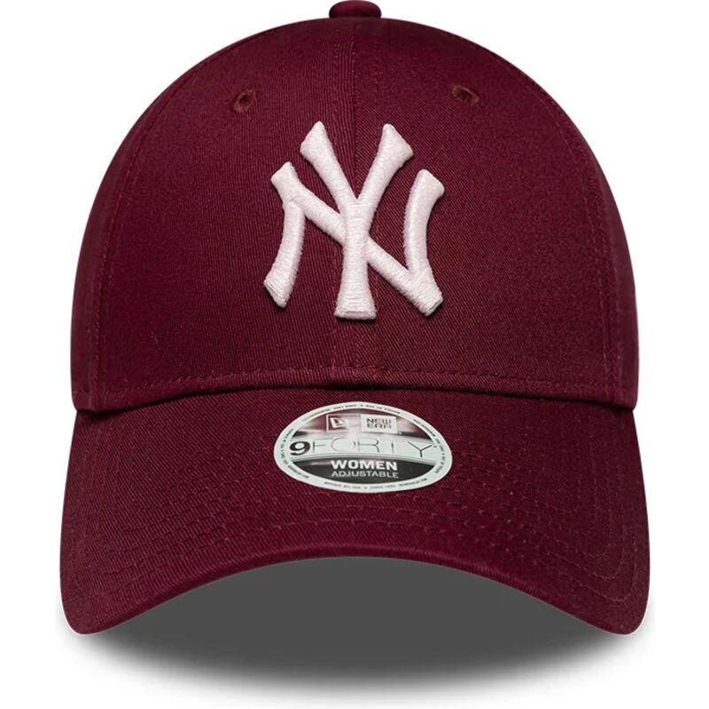 petten-gebogen-rood-verstelbaar-rosa-9forty-metallic-van-new-york-yankees-mlb-van-new-era