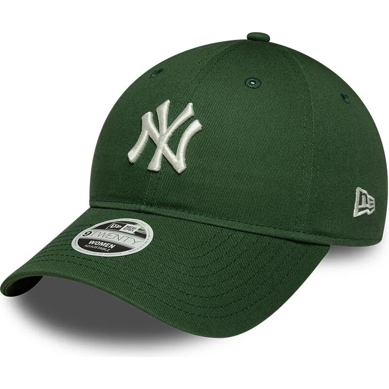 petten-gebogen-groen-verstelbaar-9twenty-league-essential-midi-van-new-york-yankees-mlb-van-new-era