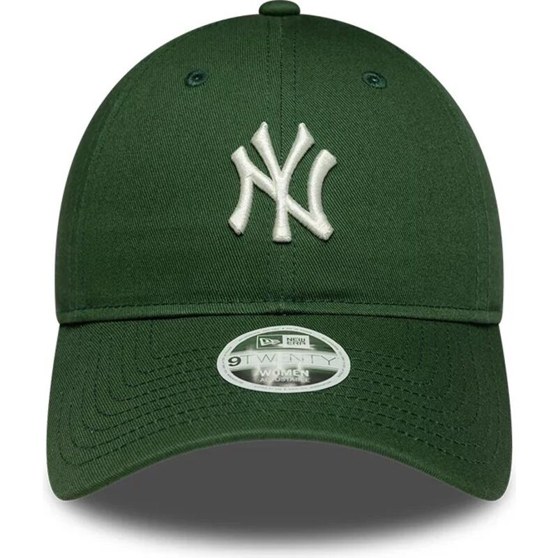 petten-gebogen-groen-verstelbaar-9twenty-league-essential-midi-van-new-york-yankees-mlb-van-new-era