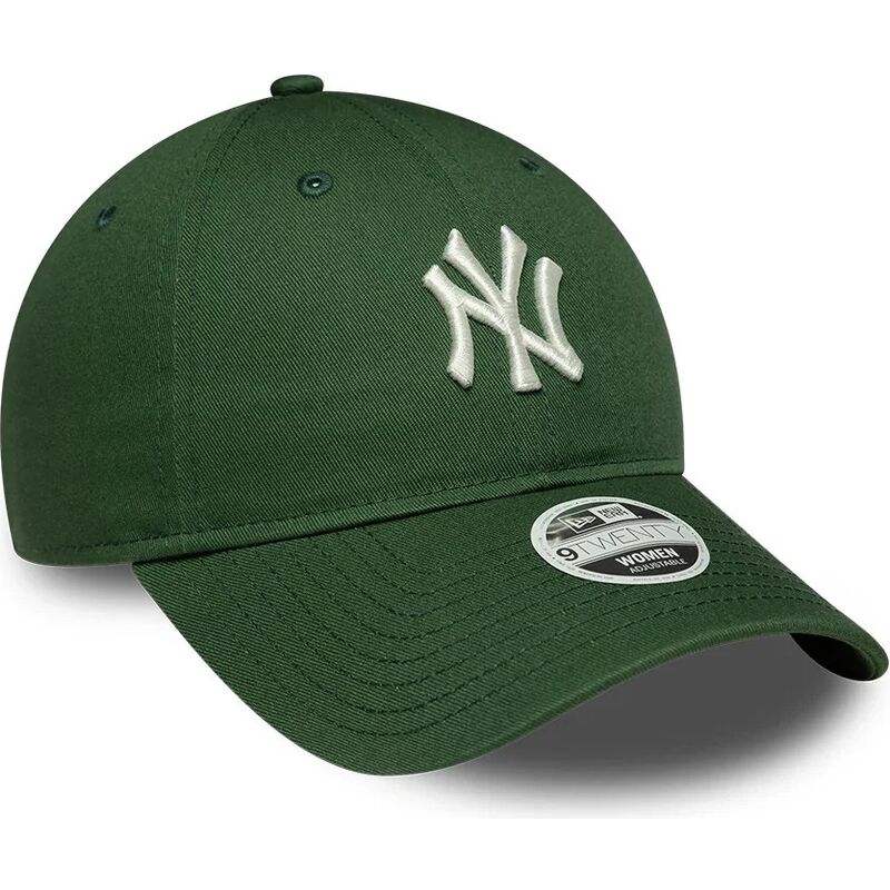 petten-gebogen-groen-verstelbaar-9twenty-league-essential-midi-van-new-york-yankees-mlb-van-new-era