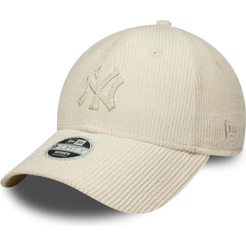 petten-gebogen-beige-verstelbaar-9forty-cord-van-new-york-yankees-mlb-van-new-era