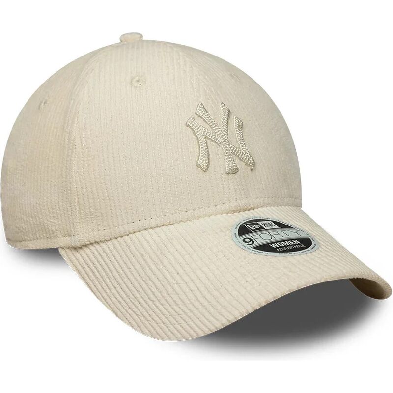petten-gebogen-beige-verstelbaar-9forty-cord-van-new-york-yankees-mlb-van-new-era