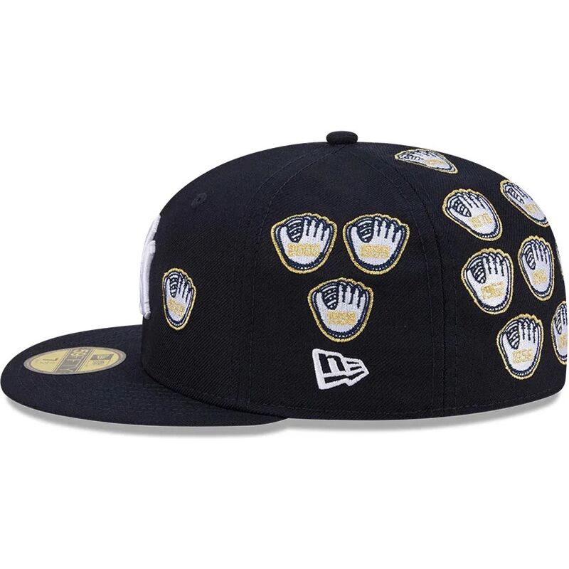 petten-plat-marineblauw-fitted-59fifty-spike-lee-gloves-van-new-york-yankees-mlb-van-new-era