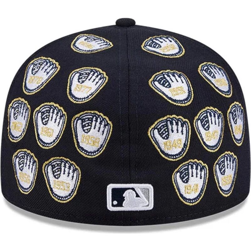petten-plat-marineblauw-fitted-59fifty-spike-lee-gloves-van-new-york-yankees-mlb-van-new-era