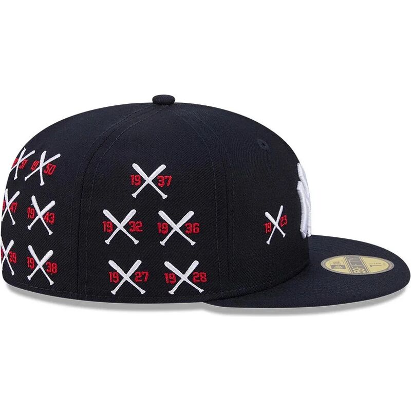 petten-plat-marineblauw-fitted-59fifty-spike-lee-crossed-bats-van-new-york-yankees-mlb-van-new-era petten-plat-marineblauw-fitted-59fifty-spike-lee-crossed-bats-van-new-york-yankees-mlb-van-new-era