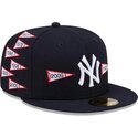 petten-plat-marineblauw-fitted-59fifty-spike-lee-flags-van-new-york-yankees-mlb-van-new-era
