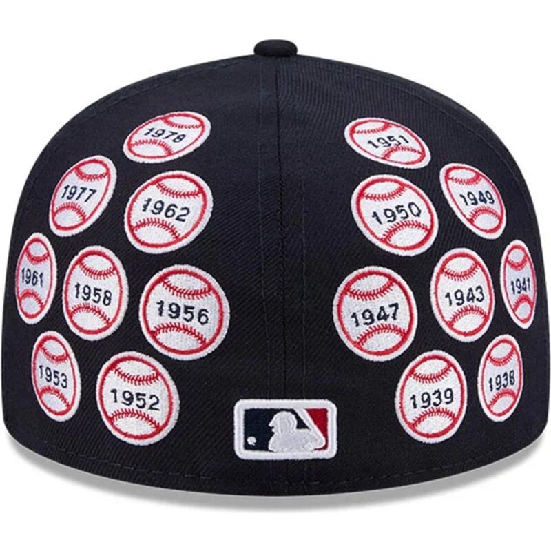 petten-plat-marineblauw-fitted-59fifty-spike-lee-patches-van-new-york-yankees-mlb-van-new-era