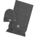 mutsen-grijs-bufanda-knit-set-van-new-york-yankees-mlb-van-new-era