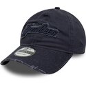 petten-gebogen-marineblauw-verstelbaar-9twenty-distress-wordmark-van-new-york-yankees-mlb-van-new-era