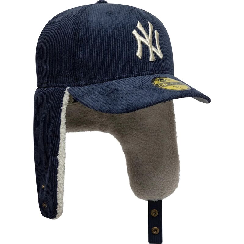 petten-gebogen-marineblauw-fitted-59fifty-cord-dog-ear-van-new-york-yankees-mlb-van-new-era