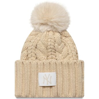 Mutsen pompon beige voor kinderen Cable van New York Yankees MLB van New Era