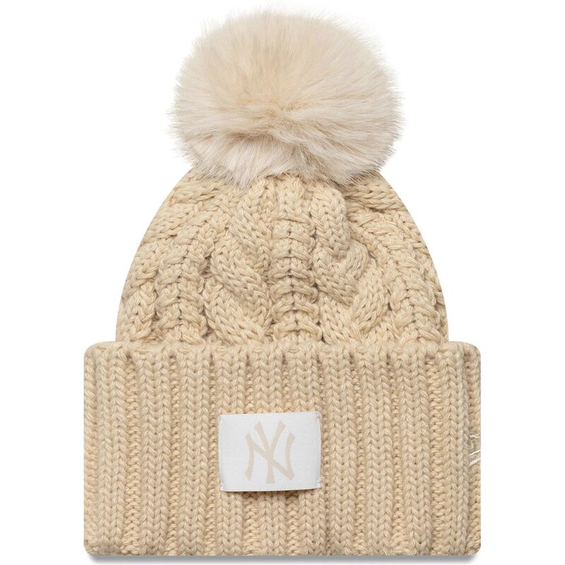 mutsen-pompon-beige-voor-kinderen-cable-van-new-york-yankees-mlb-van-new-era mutsen-pompon-beige-voor-kinderen-cable-van-new-york-yankees-mlb-van-new-era