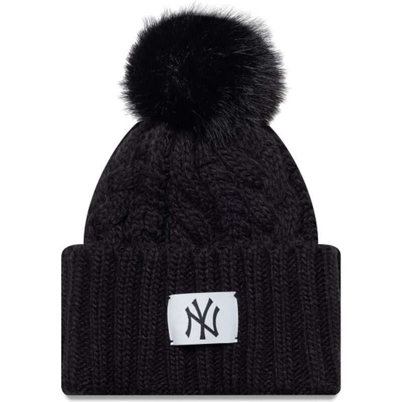 mutsen-pompon-zwart-voor-kinderen-cable-van-new-york-yankees-mlb-van-new-era mutsen-pompon-zwart-voor-kinderen-cable-van-new-york-yankees-mlb-van-new-era