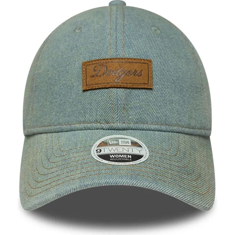 petten-gebogen-blauw-verstelbaar-9twenty-denim-van-los-angeles-dodgers-mlb-van-new-era