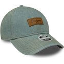 petten-gebogen-blauw-verstelbaar-9twenty-denim-van-los-angeles-dodgers-mlb-van-new-era