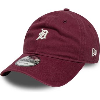 Petten gebogen rood verstelbaar 9TWENTY Mini van Detroit Tigers MLB van New Era