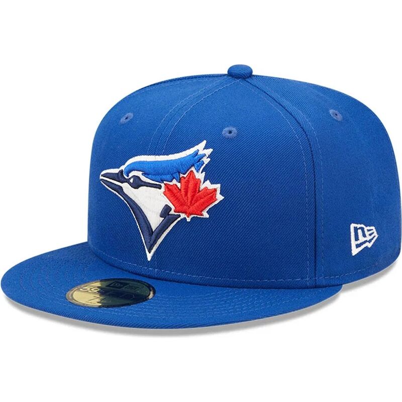 petten-plat-blauw-fitted-59fifty-ac-perf-van-toronto-blue-jays-mlb-van-new-era