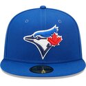 petten-plat-blauw-fitted-59fifty-ac-perf-van-toronto-blue-jays-mlb-van-new-era