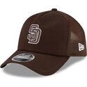 petten-gebogen-bruin-snapback-9forty-apex-batting-practice-van-san-diego-padres-mlb-van-new-era