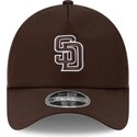 petten-gebogen-bruin-snapback-9forty-apex-batting-practice-van-san-diego-padres-mlb-van-new-era