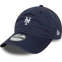 petten-gebogen-marineblauw-verstelbaar-9twenty-washed-mini-van-new-york-mets-mlb-van-new-era